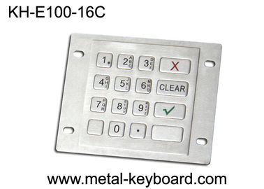 Industrial Explosion Proof 16 Keys Weatherproof Keypad USB Or PS2 Interface