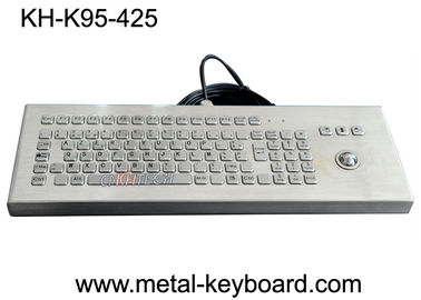SS Desktop PC Ruggedized Keyboard 95 Keys USB Connection Plug 5 Years Lifespan
