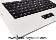 USB PS2 Ruggedized o teclado industrial do metal com disposição da borracha de silicone