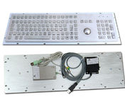 Vândalo - teclado industrial do PC da resistência IP65 com o Trackball do metal de 25MM