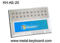Tempo - teclado Ruggedized de aço inoxidável da prova com 20 chaves para o quiosque médico