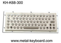 Teclado de computador Dustproof do metal, botões chaves do teclado 68 de aço inoxidável