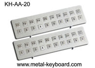Tempo - teclado Ruggedized de aço inoxidável da prova com 20 chaves para o quiosque médico