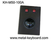 Metal o rato industrial dos trackballs do console marinho preto com relação de USB