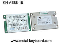 Teclado industrial do metal com anti - vândalo, teclado impermeável do IP 65 com longa vida