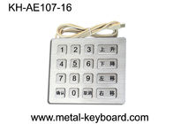 Teclado numérico de aço inoxidável do metal do quiosque da relação de USB com 16 chaves