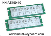 Teclado numérico da montagem do painel da prova da poeira de 10 chaves com luz do diodo emissor de luz, tamanho personalizado