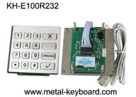 O quiosque da prova do vândalo/ATM que verifica dispositivos Metal o teclado numérico numérico exterior, 16 chaves de função