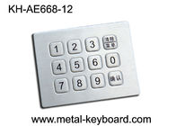 Teclado numérico numérico do mini metal de aço inoxidável de 12 chaves para a máquina de venda automática