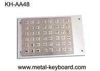 Anti - teclado de aço inoxidável do metal do vândalo para o quiosque de carregamento com 48 chaves