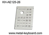 26 chaves personalizaram o teclado industrial do metal da disposição com chaves de funções