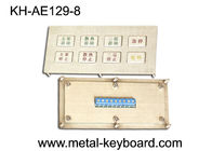 Teclado Ruggedized do quiosque do metal, chaves funcionais do teclado numérico 8 impermeáveis da entrada industrial