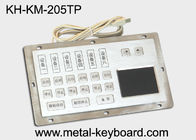 Teclado industrial feito sob encomenda com o Touchpad para chaves do quiosque 15 do Internet