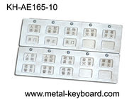 As chaves ásperas do teclado numérico 10 do metal do sistema do controle de acesso do metal e o diodo emissor de luz iluminam-se