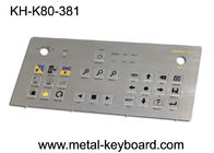 O vândalo impermeabiliza a conexão de pinos industrial áspera da matriz do Usb do teclado do metal