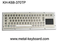 Dos SS industriais do teclado/metal de computador da prova da água teclado da montagem do painel com Touchpad
