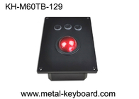 60 mm de resina vermelha mouse trackball industrial interface USB e desempenho duradouro