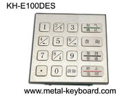 Chaves de aço inoxidável ásperas da entrada 16 do teclado numérico da segurança na matriz 4x4