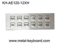 Teclado numérico de aço inoxidável das chaves 2X6 da relação 12 da matriz
