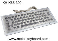 65 teclado de aço inoxidável prendido 300x110mm do FCC PS/2 das chaves