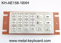 18 teclado numérico de aço inoxidável do teclado numérico 5VDC do metal da solução da montagem do painel das chaves