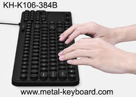 Chaves industriais Ruggedized do teclado 106 da borracha de silicone com Touchpad plástico