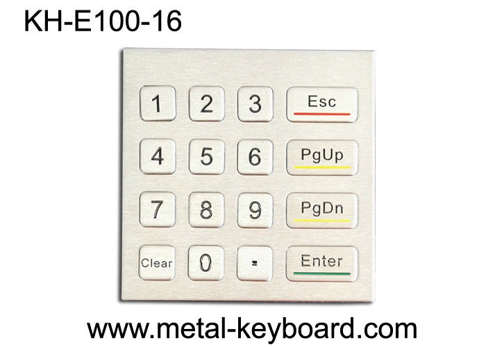 teclado numérico numérico de aço inoxidável chave do teclado numérico 16 impermeáveis ásperos do controle de acesso 10mA