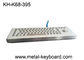 Standalone Stainless Steel Ruggedized Keyboard , Industrial Desktop Keyboard with Trackball