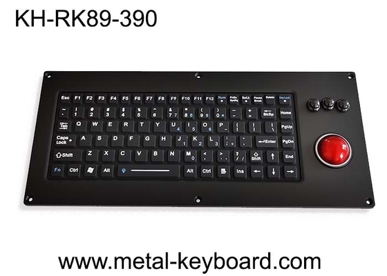 FN numérico no teclado da montagem do painel do metal do Trackball da resina do teclado do silicone IP65