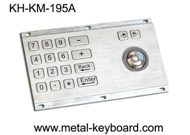 Anti metálico - teclado de Digitas do quiosque do vândalo com taxa integrada do Trackball IP65