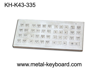 IP65 avaliou o metal Ruggedized metálico do teclado do Desktop com 43 chaves super do tamanho