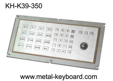Anti - teclado industrial com Trackball do laser, teclado dustproof do quiosque do metal do vândalo