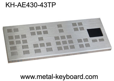 Teclado industrial resistente do vândalo com Touchpad/grande precisão do teclado da montagem do painel das chaves