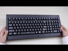 Teclado Metálico Industrial Marítimo Robusto Com Interruptor Mecânico
