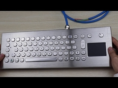 Teclado PC Metálico com Interface USB 70 Teclas Resistente a Vandalismo