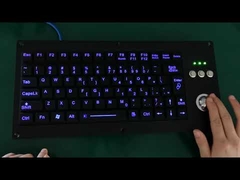 Teclado de Silicone USB com Retroiluminação à Prova de Poeira 75 Teclas