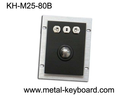 O preto do porta usb selou o dispositivo apontando do Trackball da prova da poeira, rato de aço inoxidável do computador