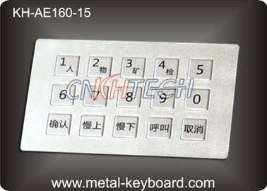 Teclado industrial anti Rusty For Mine Machine do metal da saída da matriz