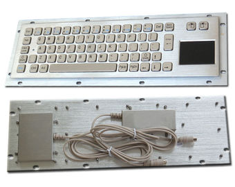 Teclado industrial do quiosque do computador da prova do vândalo com a montagem de aço inoxidável do painel