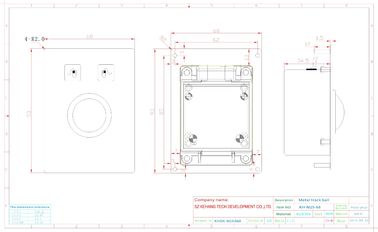 Metal áspero rato industrial do Trackball do laser de 25 milímetros, dispositivo apontando industrial