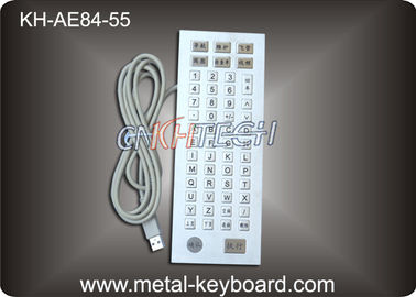 Do teclado industrial do metal de 55 chaves anti vândalo com disposição personalizada
