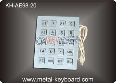 Teclado industrial de aço inoxidável de 20 chaves com USB ou relação PS/2
