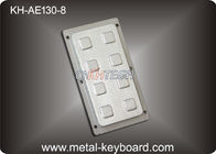 Do número de aço inoxidável do teclado de 8 chaves teclado numérico funcional para a plataforma industrial do controle