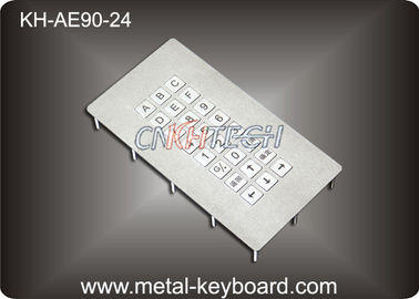 24 chaves Metal o teclado de prova áspero industrial IP65 do vândalo à prova de intempéries