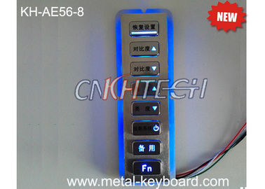 Chaves Backlit conduzidas da matriz do teclado numérico 8 do metal grandes em circunstâncias internas ou exteriores