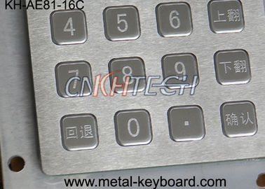 Montagem de painel traseiro do teclado numérico da prova do vândalo de Liquidproof, teclado numérico customizável exterior/interno