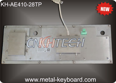 Teclado industrial impermeável do metal dos SS com Touchpad, imagem colorida avaliado das chaves