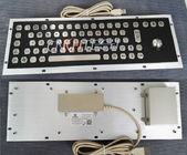 Teclado de computador industrial do metal do desempenho estável, bem teclado compatível do Trackball