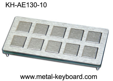 Agite o teclado industrial industrial do quiosque do teclado PS2 do metal das chaves da prova 10