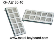 IP65 avaliou o teclado de aço inoxidável, chaves super do tamanho do teclado 10 customisable dos ss